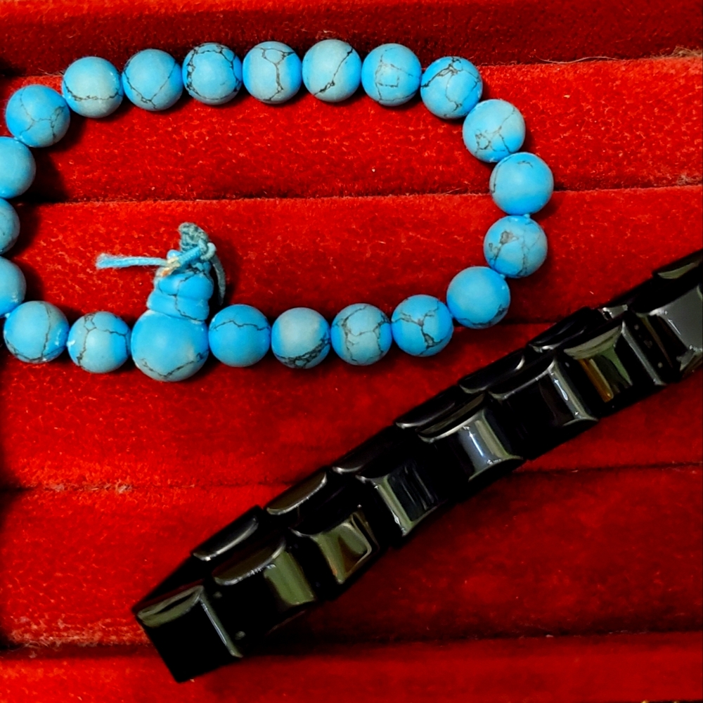 Spiritual Bead Bracelet & Black Onyx Gemstone Bracelet